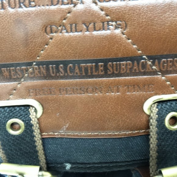 Kaukko Unisex Black Canvas Chest/Travel Bag - Picture 7 of 8